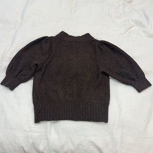Free People Chocolate Brown Turtleneck Sweater (size large)